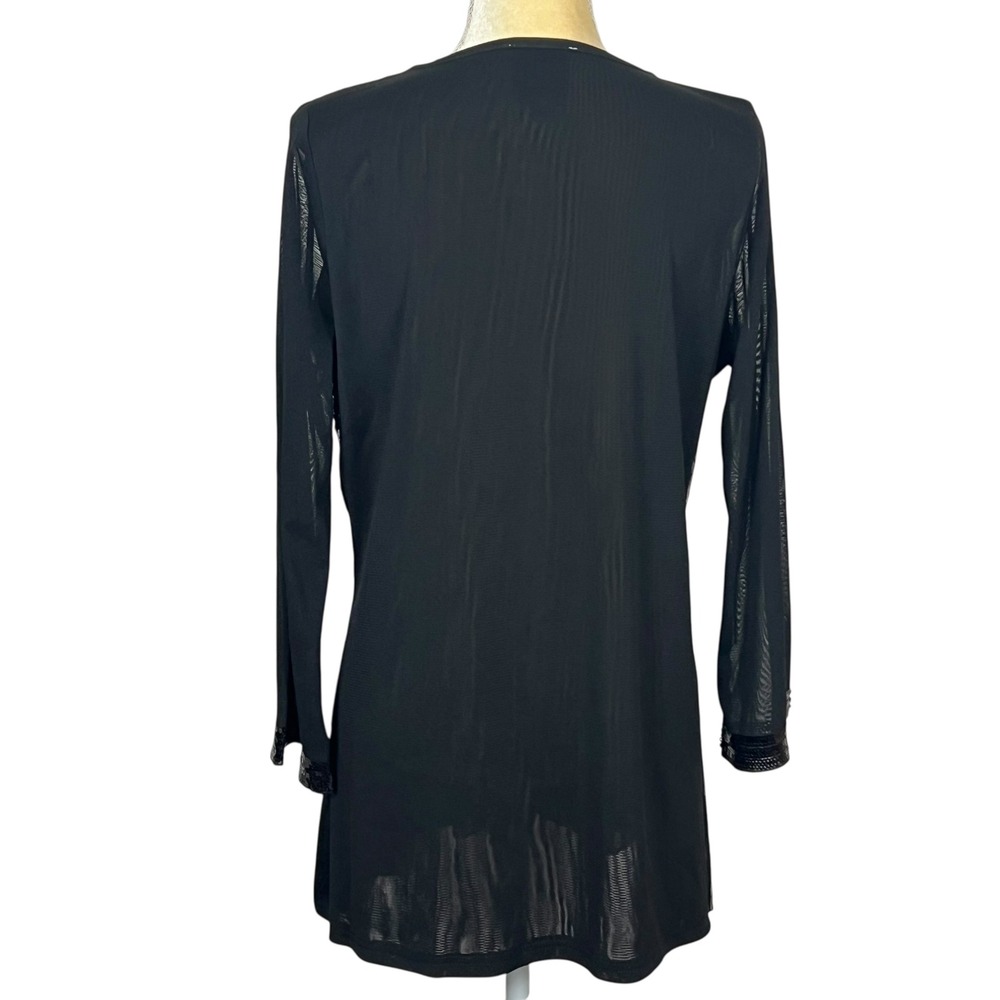 Ameri Mode Sequin Art Deco Style Mesh Long Sleeve… - image 2
